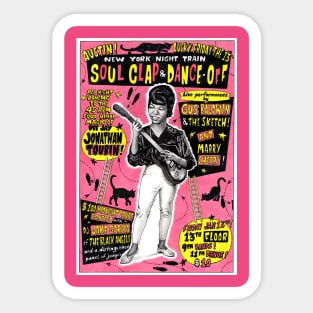 SOUL CLAP AND DANCE OFF -  JONATHAN TOUBIN AND GUS BALDWIN Sticker